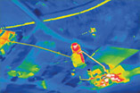 Slikovni prikaz povr&scaron;inske temperature - Aero-termografija